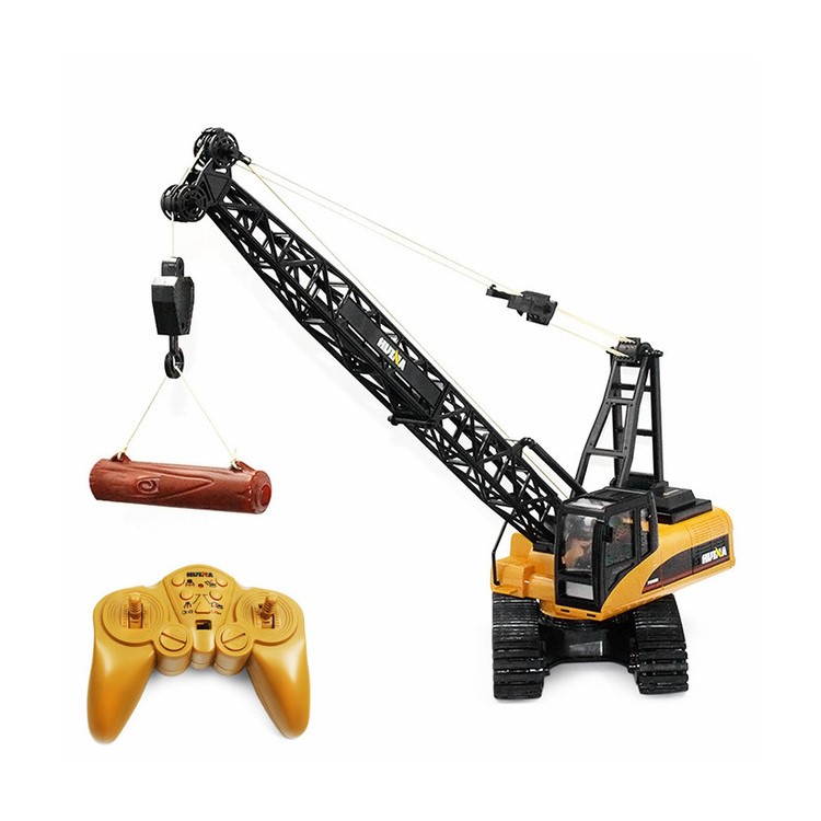 572 1: 14 2.4G 15CH RC Alliage Grue Ingénierie Camion Jouet-1