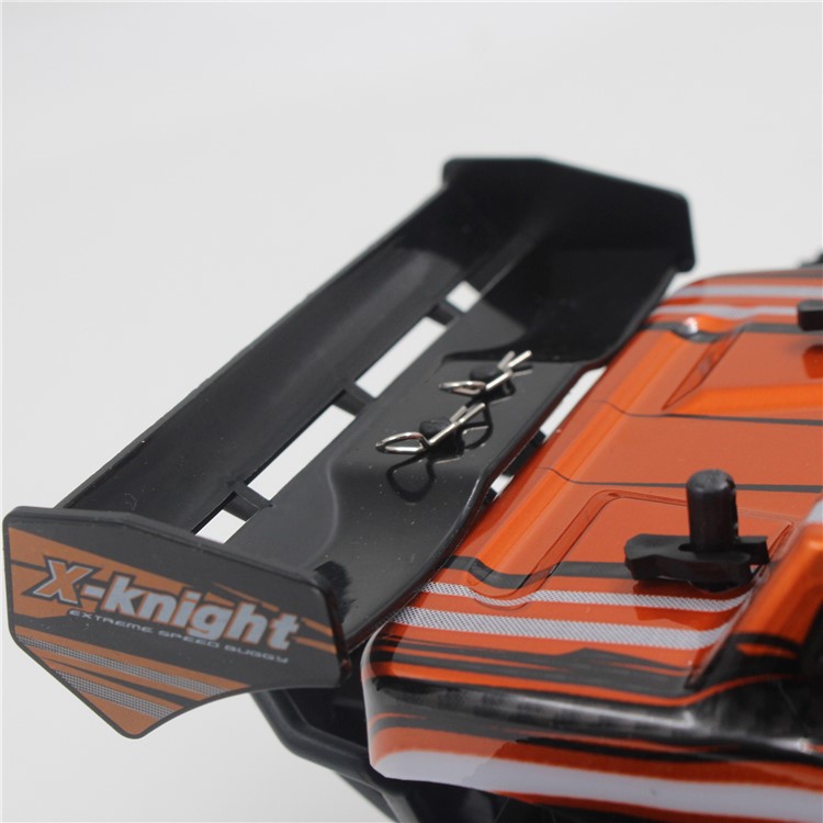 X-KNIGHT GS05B 1:18 Scale Remote Control 4 Wheel Drive 4WD Rechargeable Truggy Truck - Orange-10