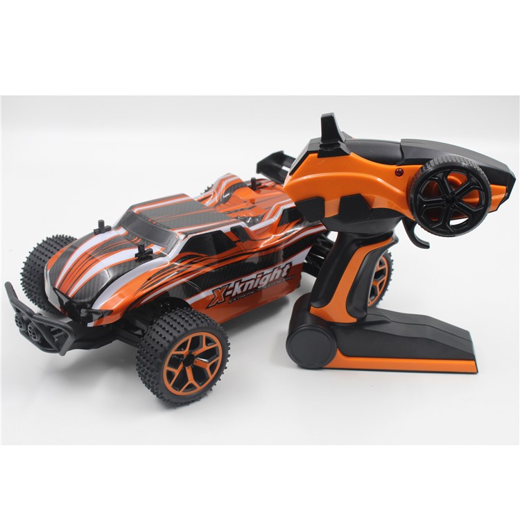 X-KNIGHT GS05B 1:18 Scale Remote Control 4 Wheel Drive 4WD Rechargeable Truggy Truck - Orange-17