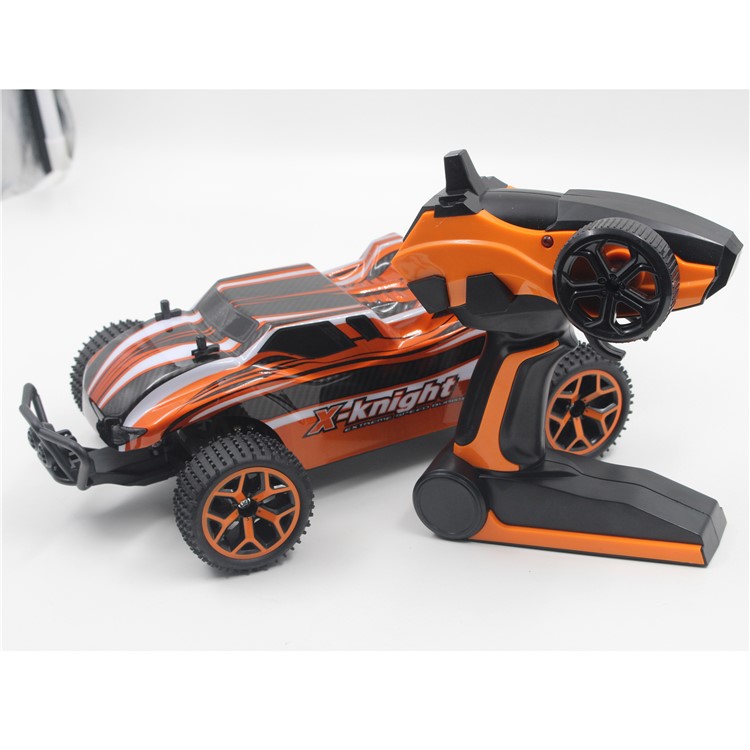X-KNIGHT GS05B 1:18 Scale Remote Control 4 Wheel Drive 4WD Rechargeable Truggy Truck - Orange-18