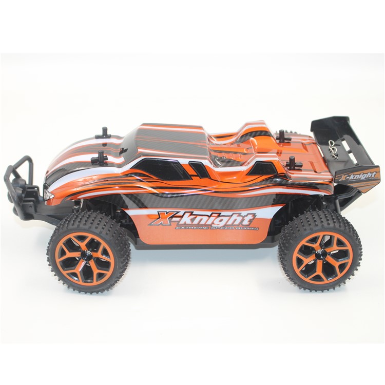 X-KNIGHT GS05B 1:18 Scale Remote Control 4 Wheel Drive 4WD Rechargeable Truggy Truck - Orange-2