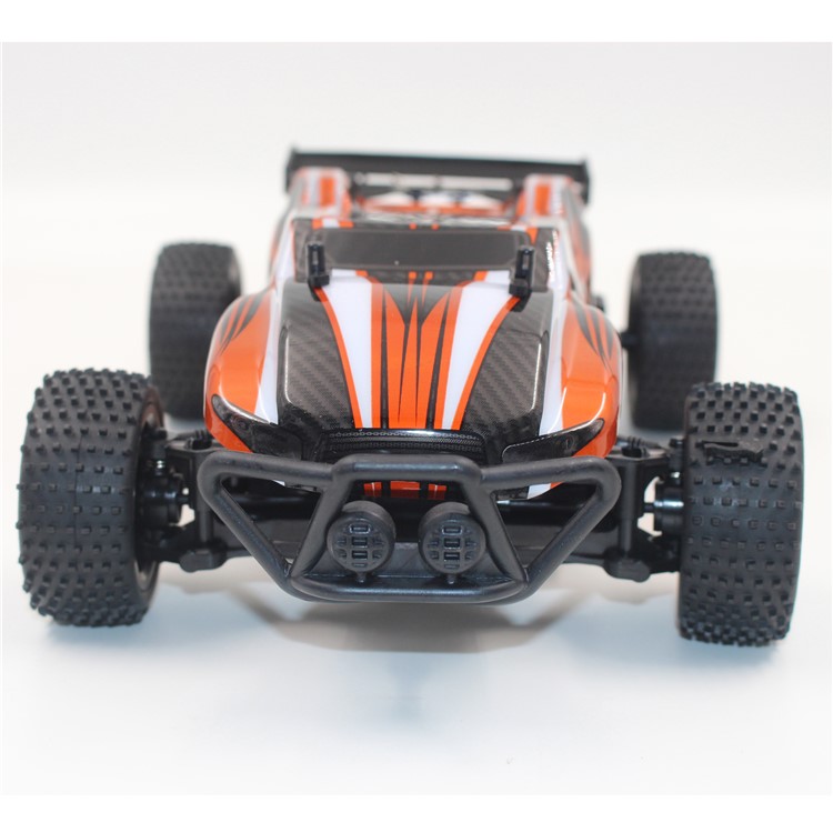 X-KNIGHT GS05B 1:18 Scale Remote Control 4 Wheel Drive 4WD Rechargeable Truggy Truck - Orange-4