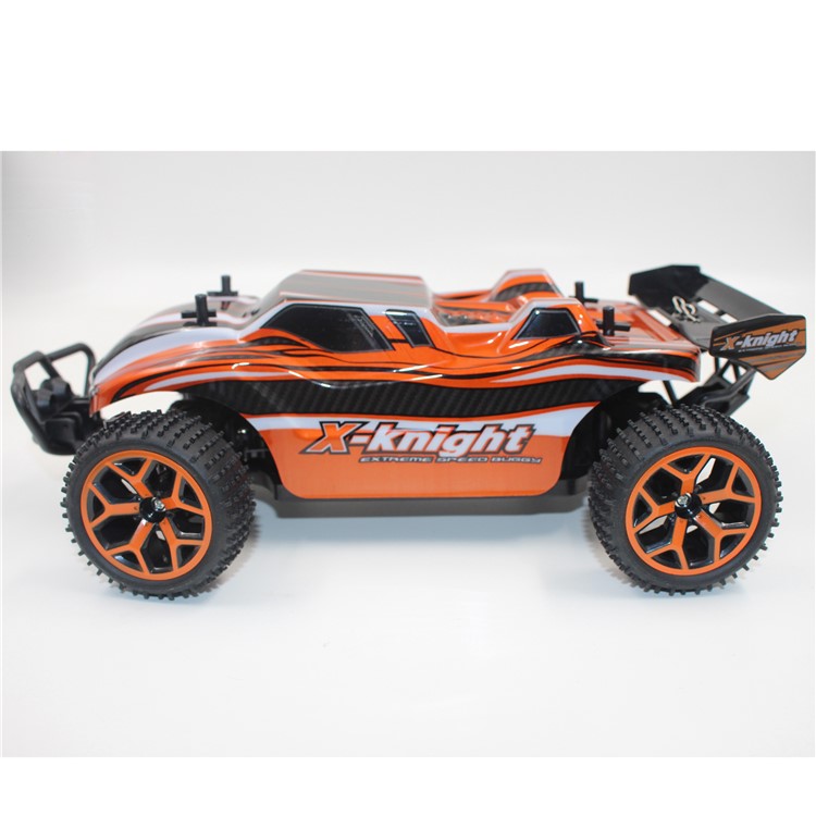 X-KNIGHT GS05B 1:18 Scale Remote Control 4 Wheel Drive 4WD Rechargeable Truggy Truck - Orange-7