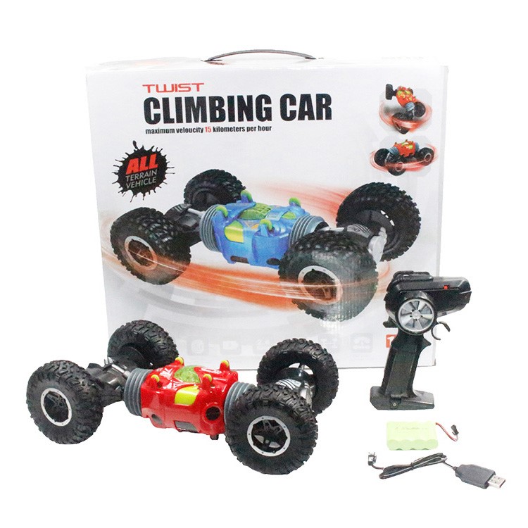 1:16 2.4GHz 4WD RC Car One Key Transform All-terrain Off-Road Twist Climbing Vehicle 1824-6 - Red-13