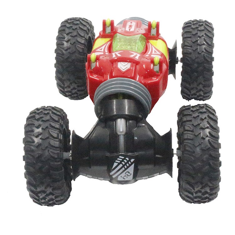 1:16 2.4GHz 4WD RC Car One Key Transform All-terrain Off-Road Twist Climbing Vehicle 1824-6 - Red-6