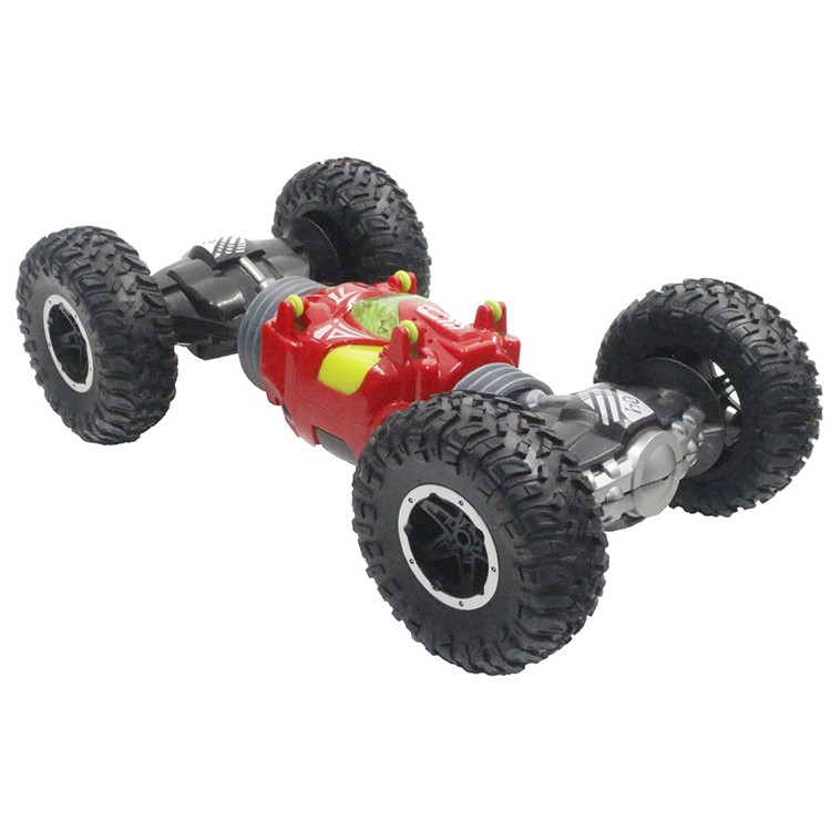 1:16 2.4GHz 4WD RC Car One Key Transform All-terrain Off-Road Twist Climbing Vehicle 1824-6 - Red-7