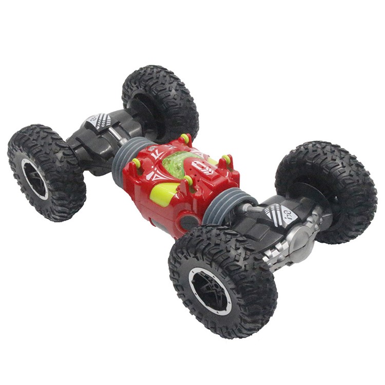 1:16 2.4GHz 4WD RC Car One Key Transform All-terrain Off-Road Twist Climbing Vehicle 1824-6 - Red-8