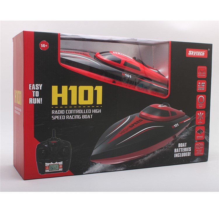H101 2.4G High Speed Remote Control Racing Boat 180° Flip-10