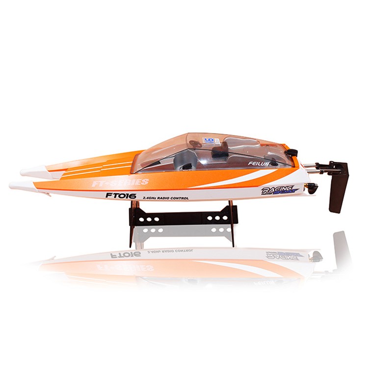FT016 2.4G Radio Control High Speed Racing Boat with Water Cooling System - Orange-13