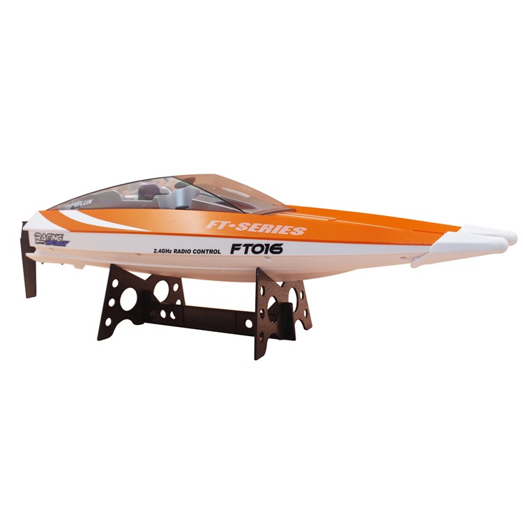 FT016 2.4G Radio Control High Speed Racing Boat with Water Cooling System - Orange-14