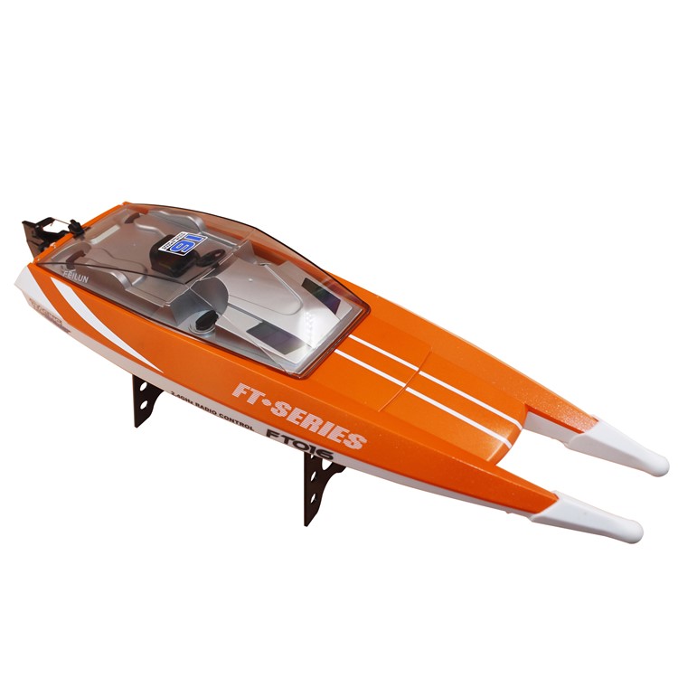 FT016 2.4G Radio Control High Speed Racing Boat with Water Cooling System - Orange-3