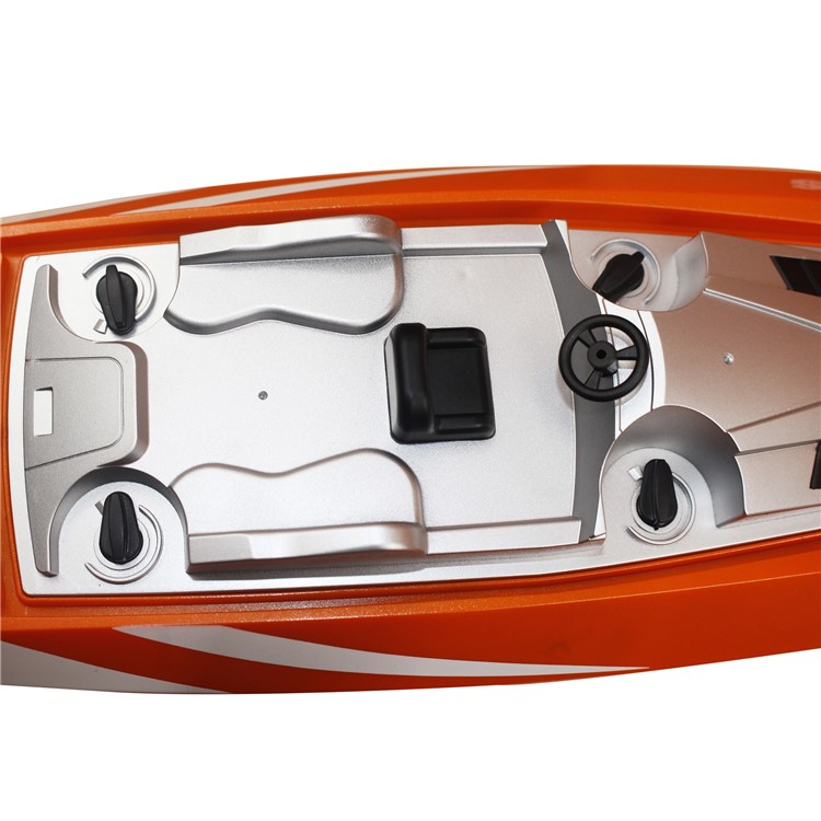 FT016 2.4G Radio Control High Speed Racing Boat with Water Cooling System - Orange-8