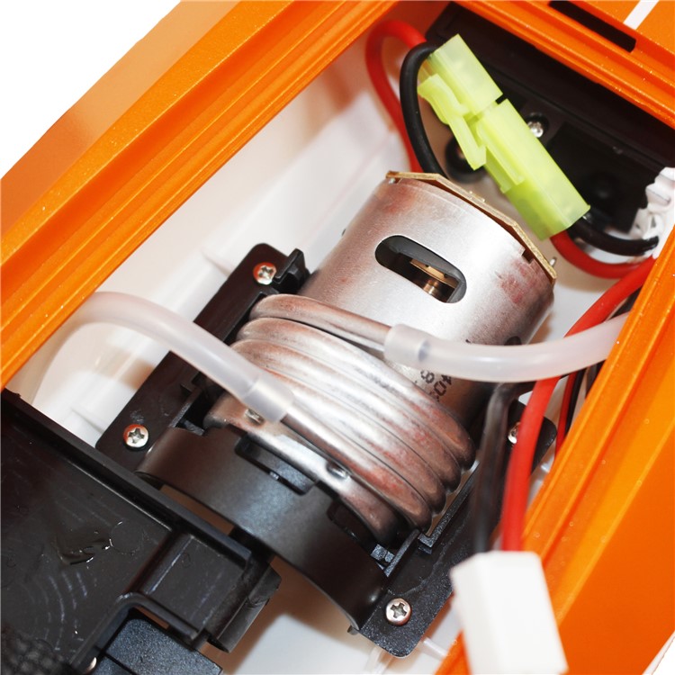 FT016 2.4G Radio Control High Speed Racing Boat with Water Cooling System - Orange-9
