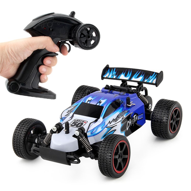 168-2 1:20 Scale Remote Control 2.4GHz Rechargeable Truggy Truck Toy - Blue-1