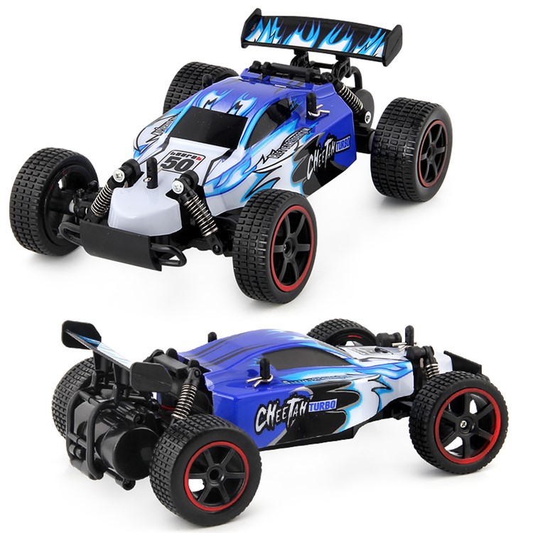 168-2 1:20 Scale Remote Control 2.4GHz Rechargeable Truggy Truck Toy - Blue-2