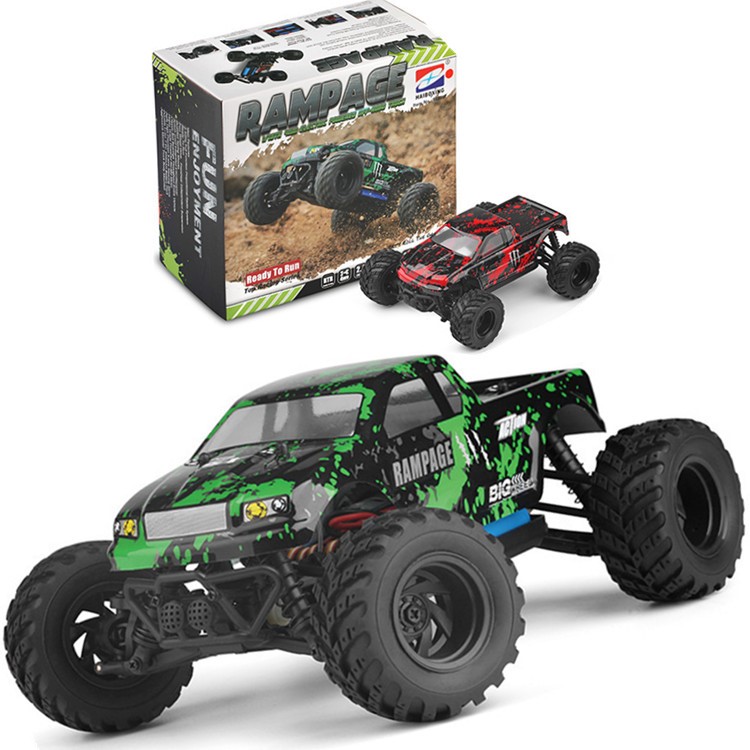 18859E 1:18 Full Scale 2.4G Remote Control Four-wheel Drive Truck High-speed Off-road Vehicle Model Toy RC Toy-6