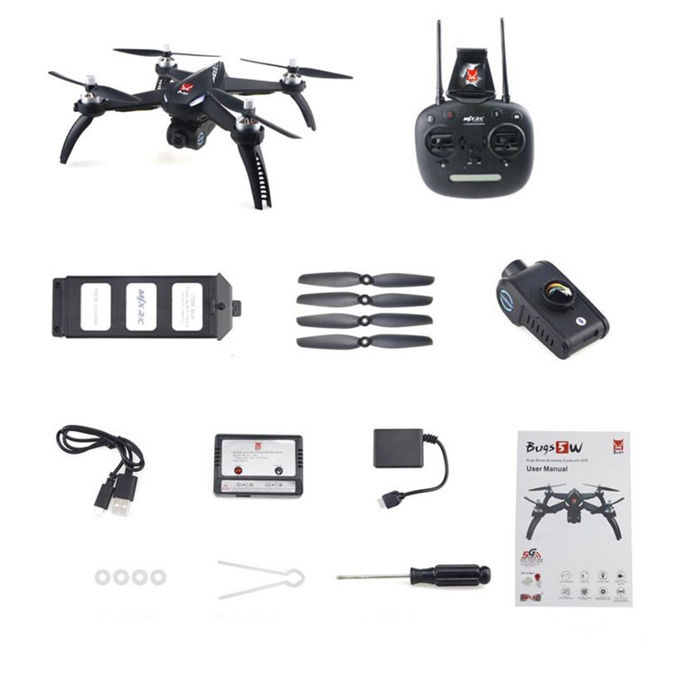 MJX B5W 5G Wifi FPV 1080P Camera Drone Brushless Motor GPS Quadcopter 2.4G Remote Control Helicopter-7