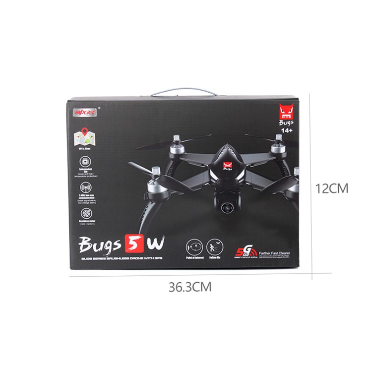MJX B5W 5G Wifi FPV 1080P Camera Drone Brushless Motor GPS Quadcopter 2.4G Remote Control Helicopter-8