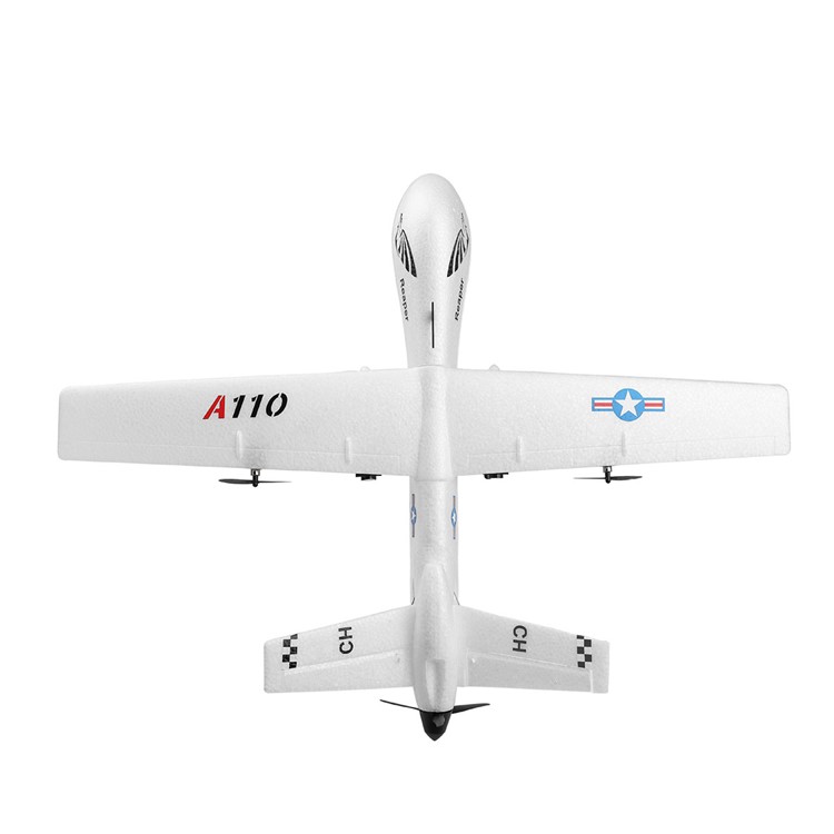 WLTOYS A110 Raubtier MQ-9 RC Flugzeug 2.4G 3CH DIY Segelflugzeug RTF Eingebautes Gyro 565mm Spannweite-6