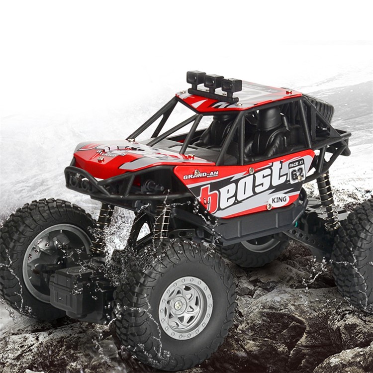 2.4G 1: 20 Hochgeschwindigkeitsrennwagen Mit Fernbedienung Für Off-Road-Fahrzeuge - Rot-5