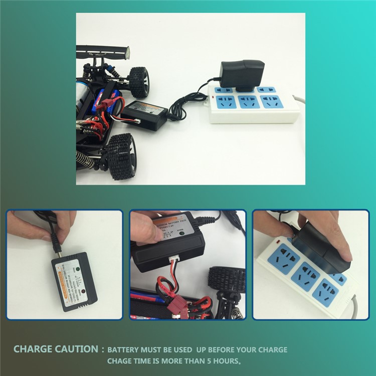 1/18 2.4G 70 chilometri all'ora ad alta velocità RC Racing Car Toy WLToys A959-B - EU Plug-8