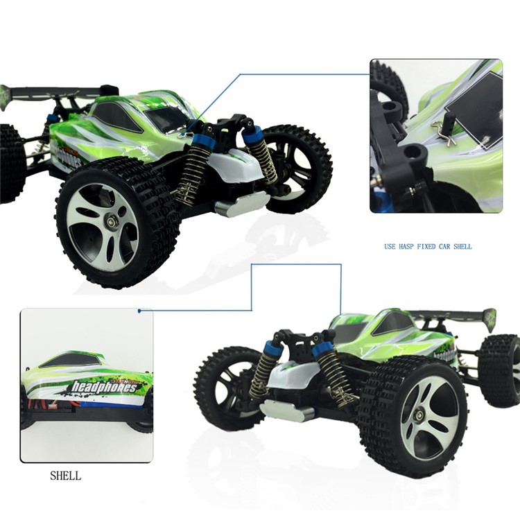 1/18 2.4G 70 chilometri all'ora ad alta velocità RC Racing Car Toy WLToys A959-B - EU Plug-9