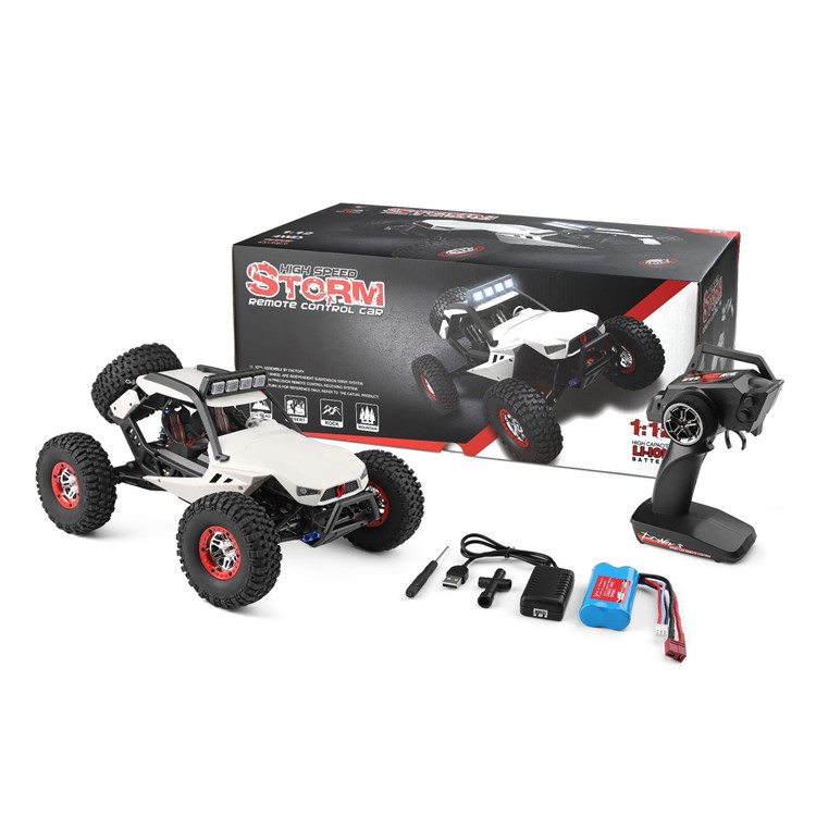 WLTOYS 12429 1: 12 Hochgeschwindigkeits-Offroad-Rennwagen 4WD-Raupe Mit LED-Licht-14