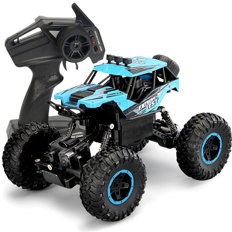 388-21 1: 14 4WD-Hochgeschwindigkeitsauto Mit 2,4 G RC, Das Ein Geländefahrzeug Klettert - Blau-1