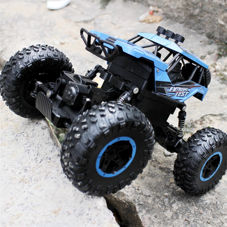 388-21 1: 14 4WD-Hochgeschwindigkeitsauto Mit 2,4 G RC, Das Ein Geländefahrzeug Klettert - Blau-4