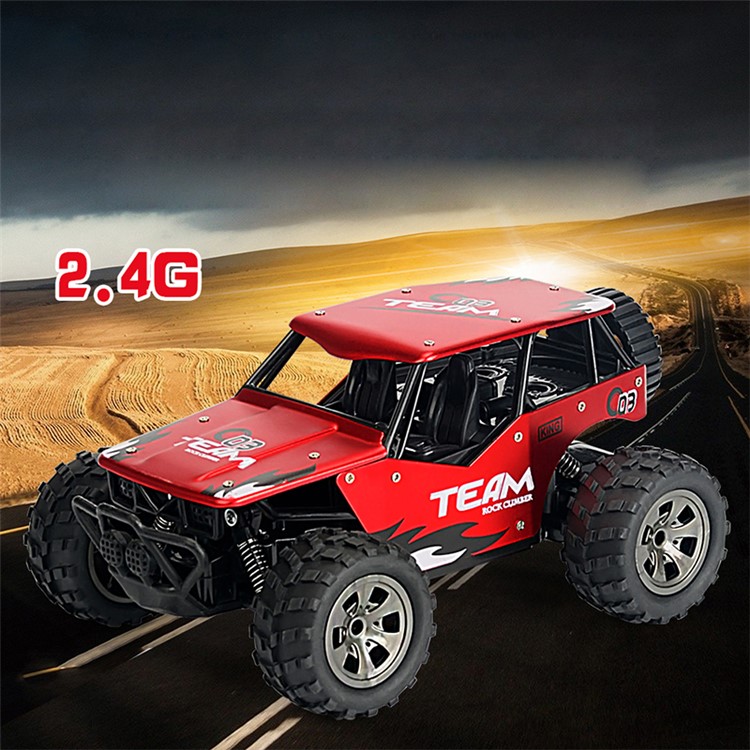 20km/h1:18 2.4G Remote Racing Car RC Electric Monster Truck Off-Road Vehicle YL-16 - Red-2