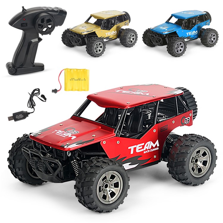 20km/h1:18 2.4G Remote Racing Car RC Electric Monster Truck Off-Road Vehicle YL-16 - Red-3