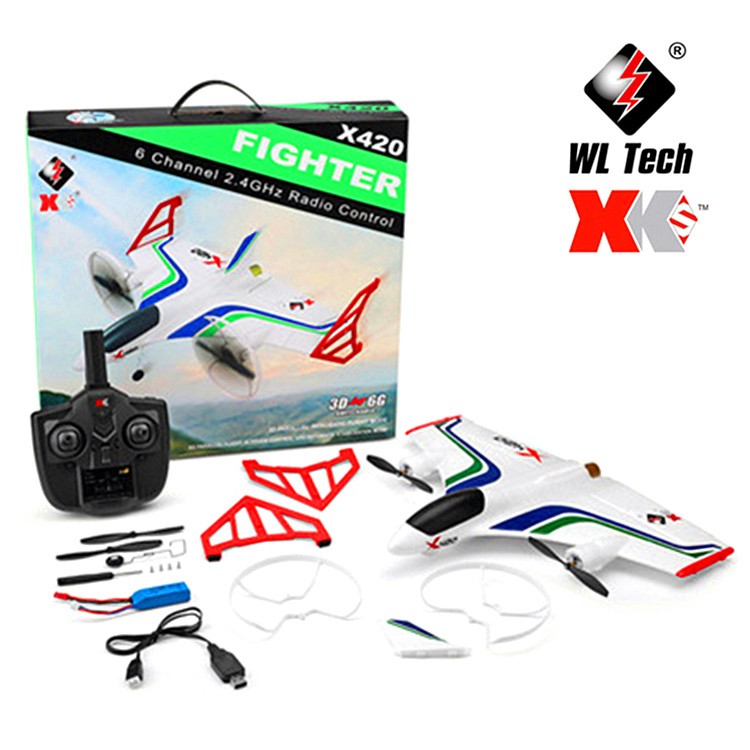 WLTOYS X420 6 Channel 6-Gyro 2.4GHz RC Quadcopter Drone with Altitude Hold Function-2