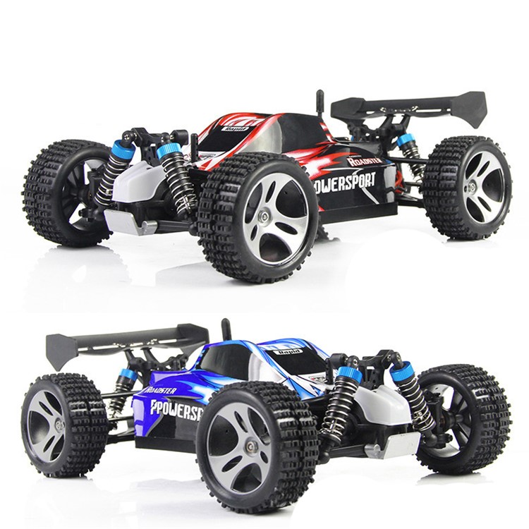 WLTOYS A959 High Speed ??1:18 Scale RTR Racing 2.4 G 4WD Electric Power Buggy - Vermelho / UE Plug-3