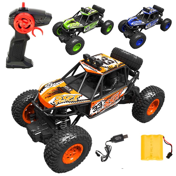 8211A+ 2.4G 1:20 Remote Racing Car RC Electric Monster Truck Off-Road Vehicle  - Yellow-1