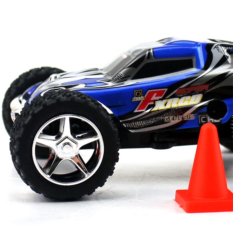 WLTOYS L929 1:28 Bürsten-elektrisches RC Auto 2.4G Mini 50KM / H Hochgeschwindigkeits-RC Buggy Auto - Blau-3