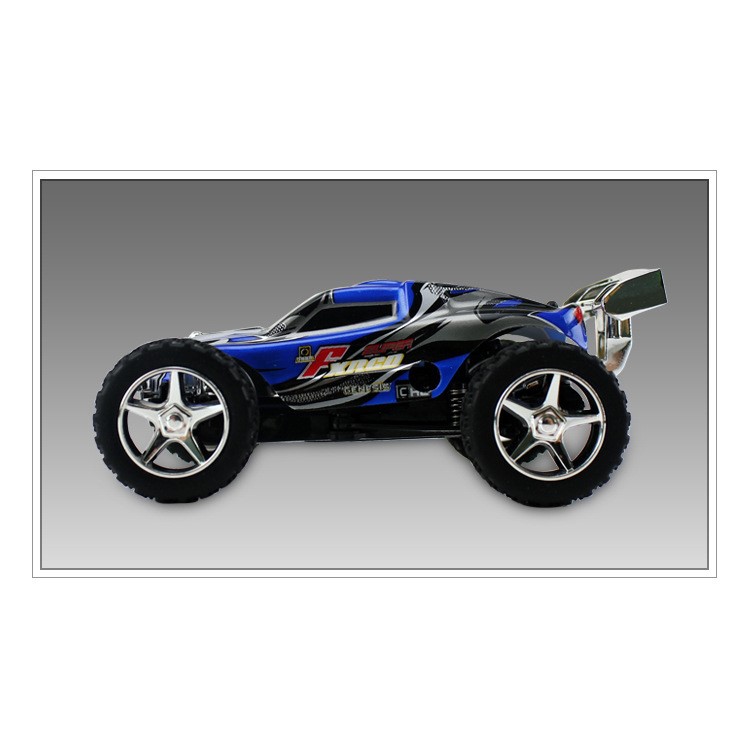 WLTOYS L929 1:28 Bürsten-elektrisches RC Auto 2.4G Mini 50KM / H Hochgeschwindigkeits-RC Buggy Auto - Blau-5