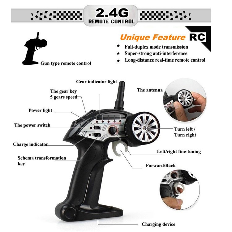 WLTOYS L939 2.4G 5-Gang-High-Speed-Fernbedienung RC-Car-19