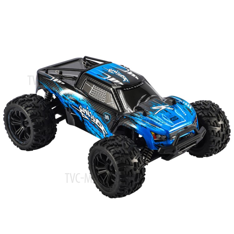 Q122-A/B Style 1:16 2.4G Off-road Vehicle Four Wheeler Trial Bike - Blue-3