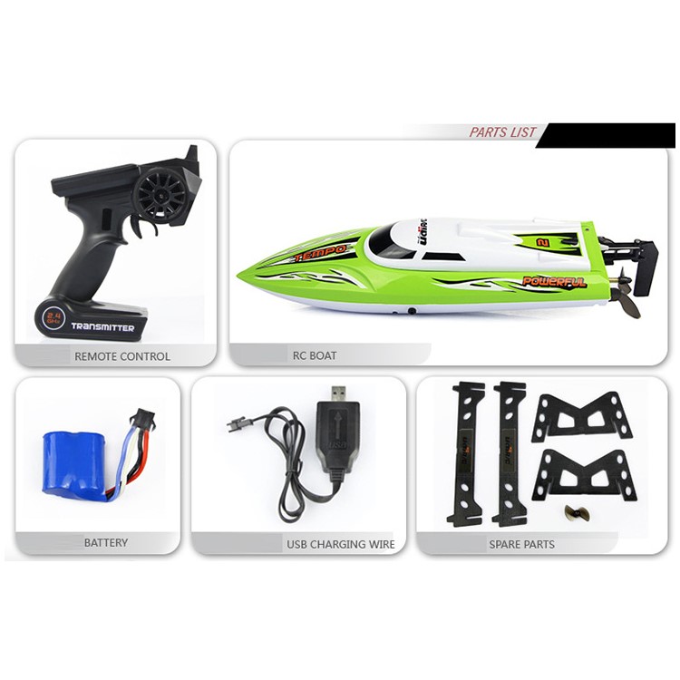UDI902 2.4GHz High Speed Remote Control Racing Ship (CE/FCC/RoHS) - Green-12