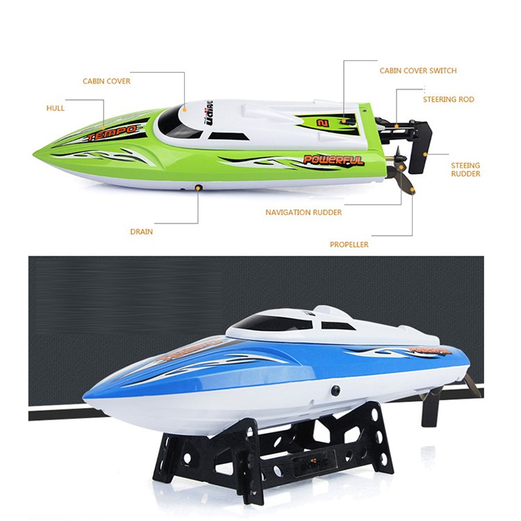 UDI902 2.4GHz High Speed Remote Control Racing Ship (CE/FCC/RoHS) - Green-13