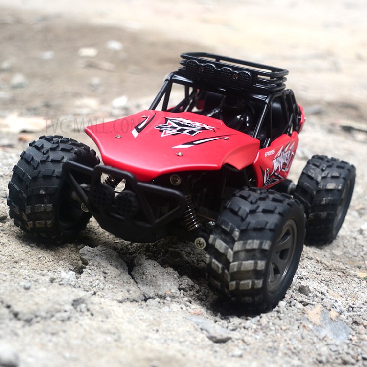 1:18 2.4G Off-Road RC Racing Car High Speed Remote Control Truck Toy - Red-3