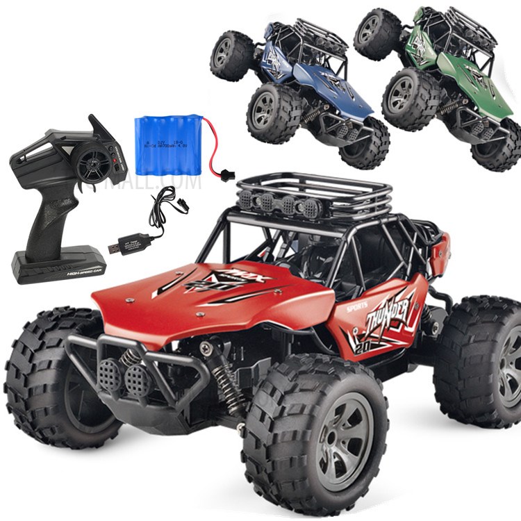 1:18 2.4G Off-Road RC Racing Car High Speed Remote Control Truck Toy - Red-5