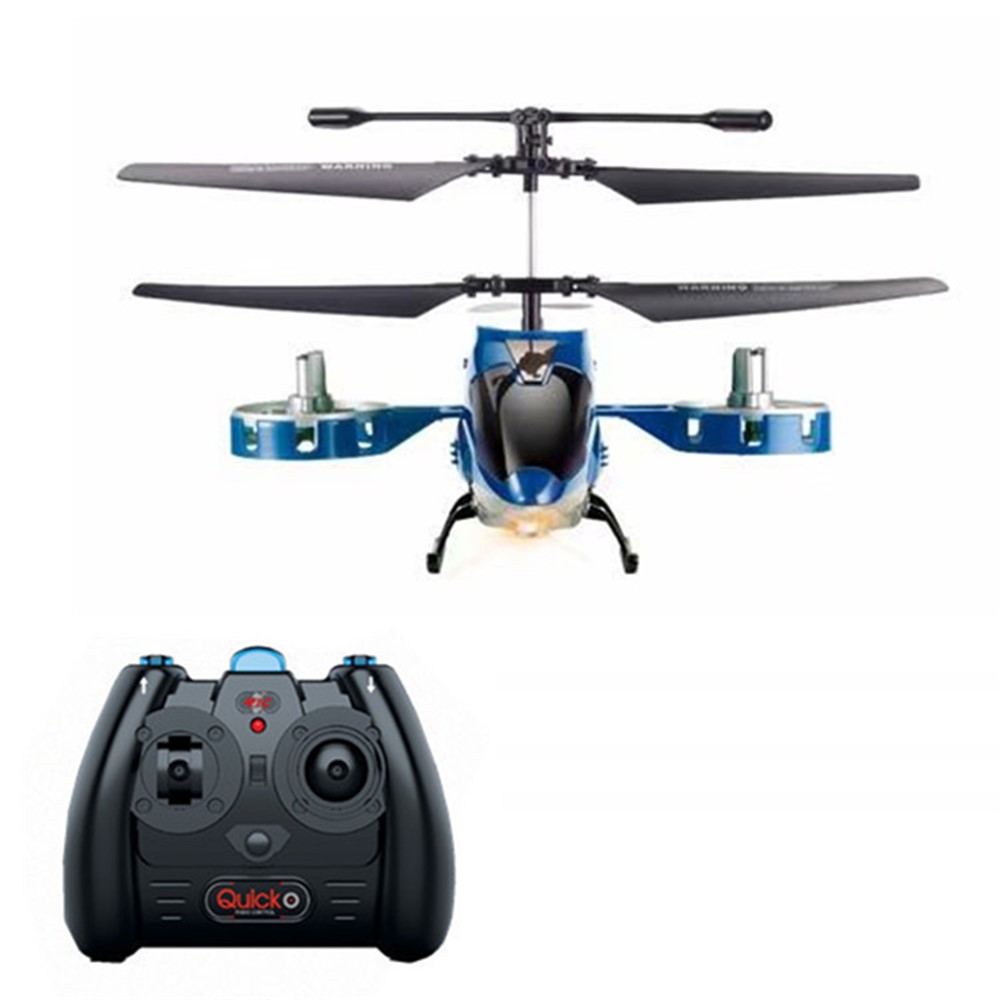 777-573 Alloy Aircraft Model 4.5 Channels 2.4G RC Helicopter with Gyro Flying Toy - Blue-1