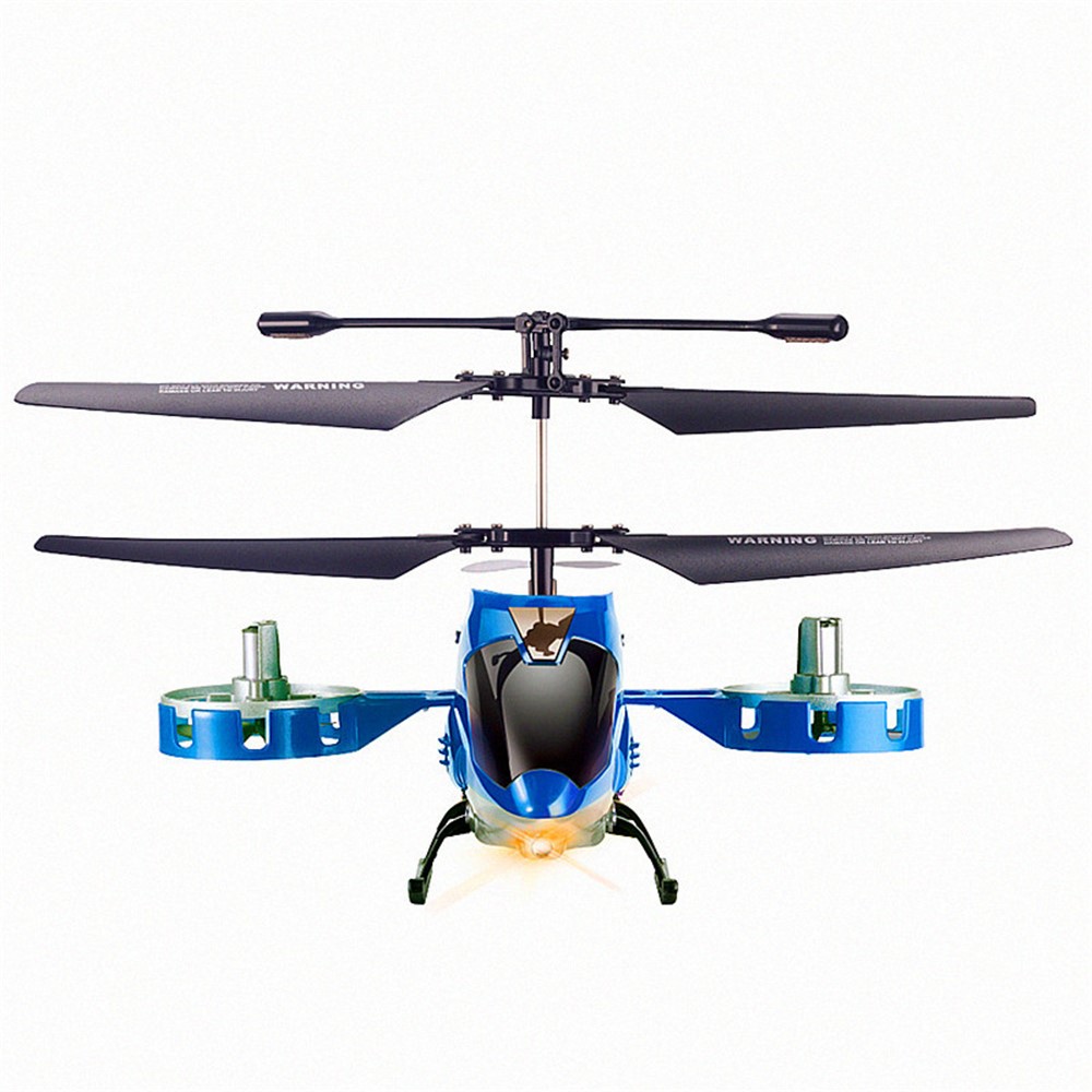 777-573 Alloy Aircraft Model 4.5 Channels 2.4G RC Helicopter with Gyro Flying Toy - Blue-3