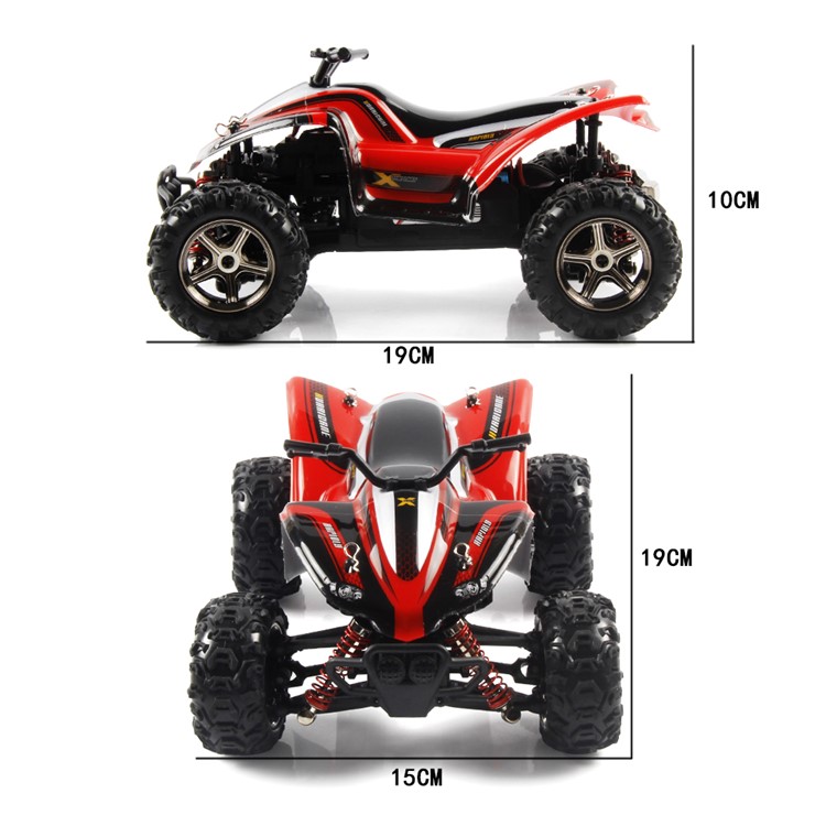 1:24 2.4G Remote Control 4WD RC Car 40km/h High Speed Drift Car Toy - Red-2