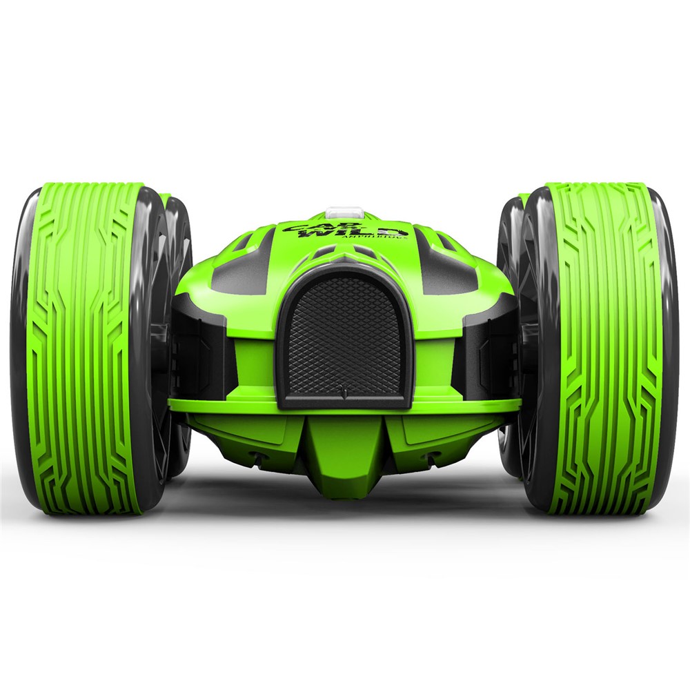 G03081R 2.4G Electric Double-sided RC Racing Car Four-wheel Drive Amphibious Stunt Car Toy for Kids - Green-3