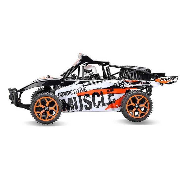 Remote Control Truck 1:18 Scale 4WD Electric High Speed Off-road Truggy Toys - Orange-2