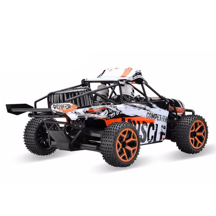 Remote Control Truck 1:18 Scale 4WD Electric High Speed Off-road Truggy Toys - Orange-3