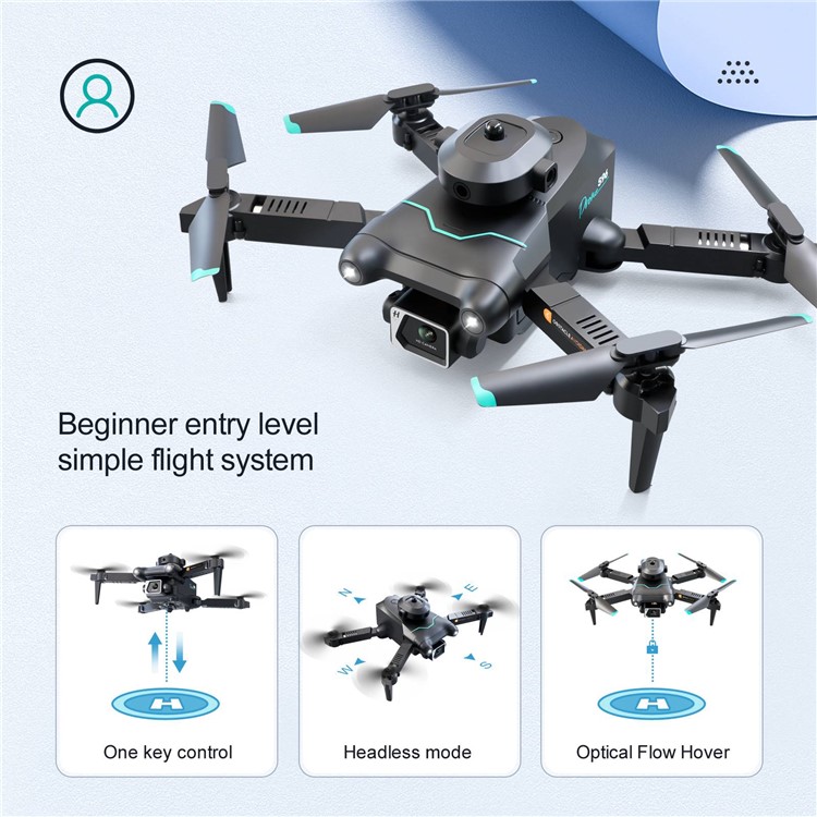 S96 Двойной Линза Оптический Поток Позиционирование RC Quadcopter Zoom Smart Hover Складывание Удаленного Управления Предотвращением Препятствий RC Drone-4
