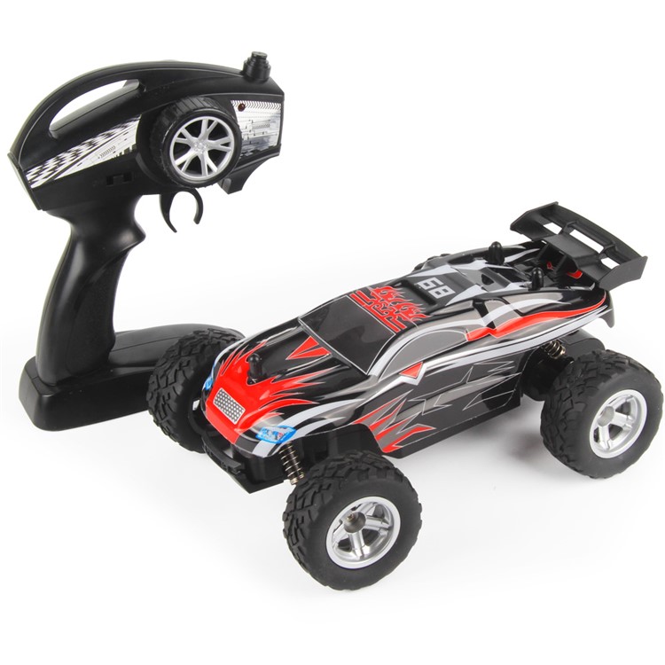 K24 2.4G 1:24 High Speed Monster Truck Remote Control Car for Kids - Red-1